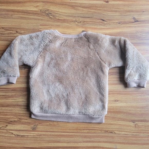 Pekkle Brown Zebra Sweater size 9 months - Picture 2 of 4